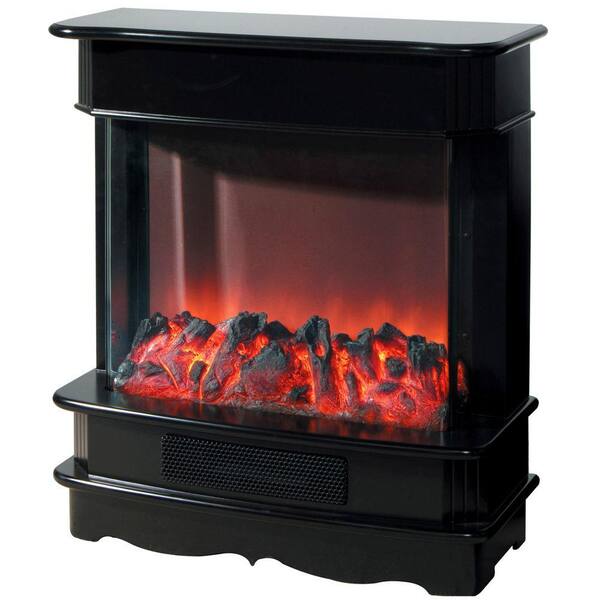 Yosemite Home Decor 27 in. Electric Fireplace in Black