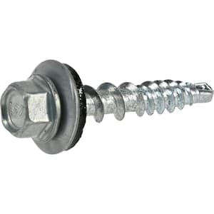#10 x 1 in. Clear Head Roofing Screw 1 lb.-Box (125-Piece)