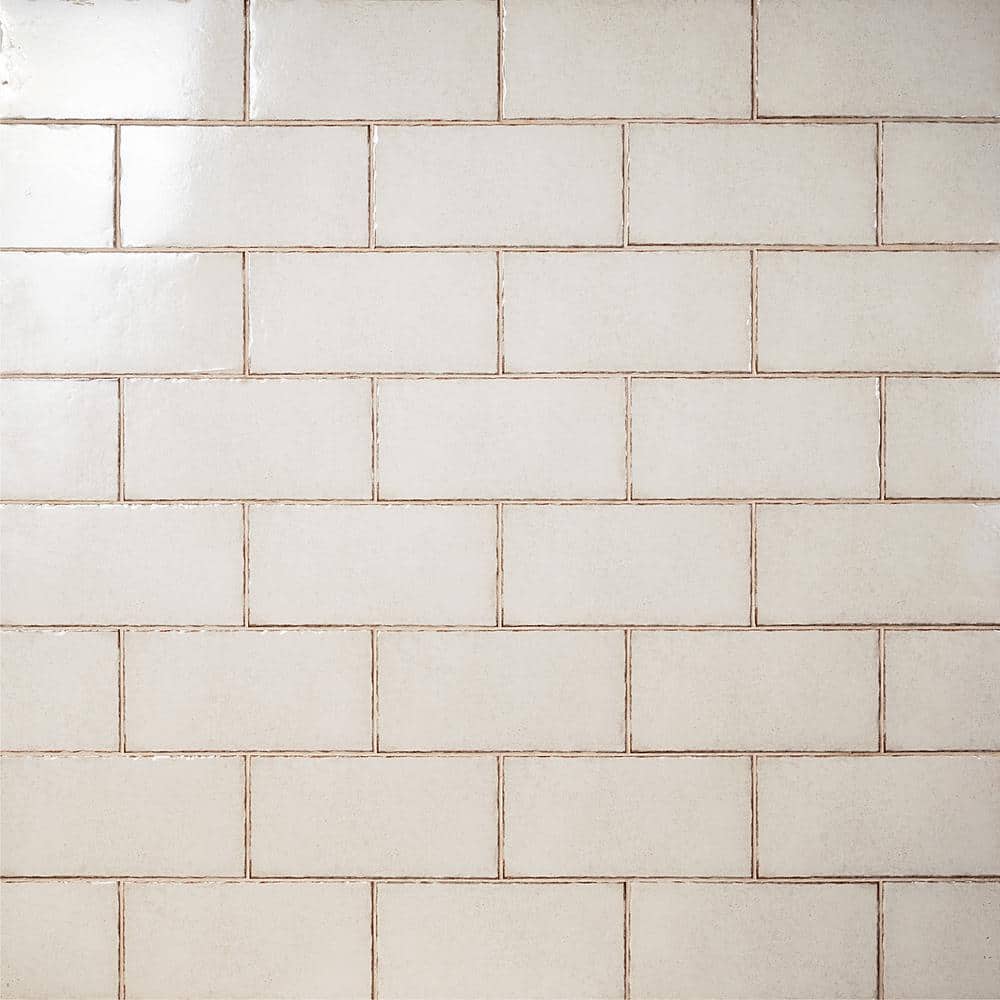 Winston 6" x 12" Beige Polished Porcelain Subway Tile