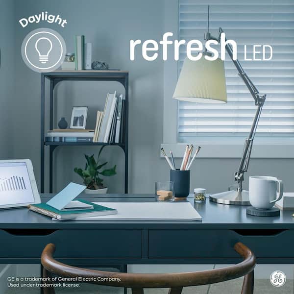 GE 60-Watt Replacement, Daylight, 5000K LED A19 General Purpose