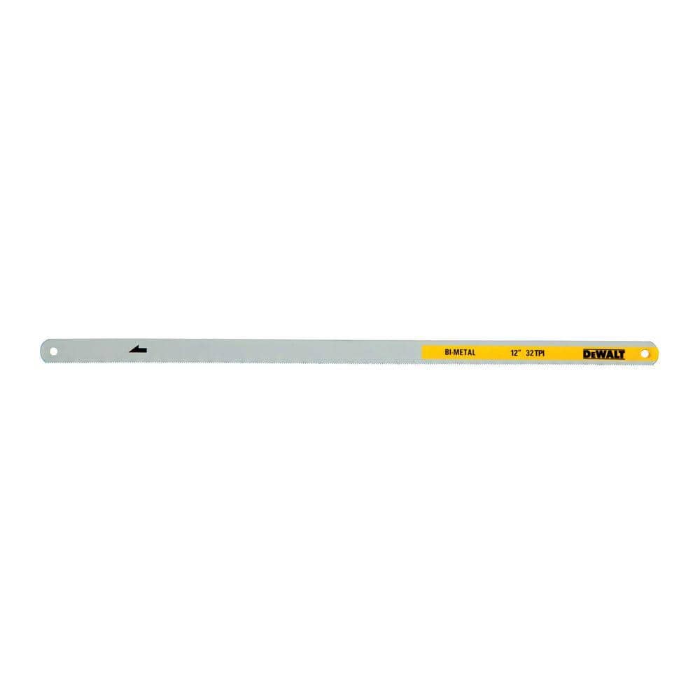 DEWALT 18 TPI, 24 TPI and 32 TPI Bi-Metal Hacksaw Blade (3-Pack