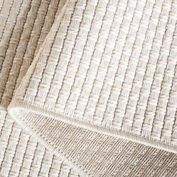 SAFAVIEH Courtyard Collection 8' x 10' Ivory/Green CY8734 Indoor/ Ou