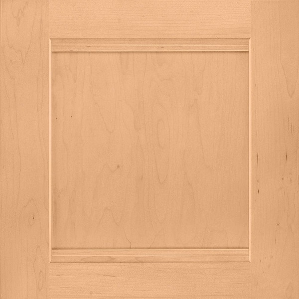 American Woodmark 14-1/2x14-9/16 in. Cabinet Door Sample in Del Ray Maple Honey