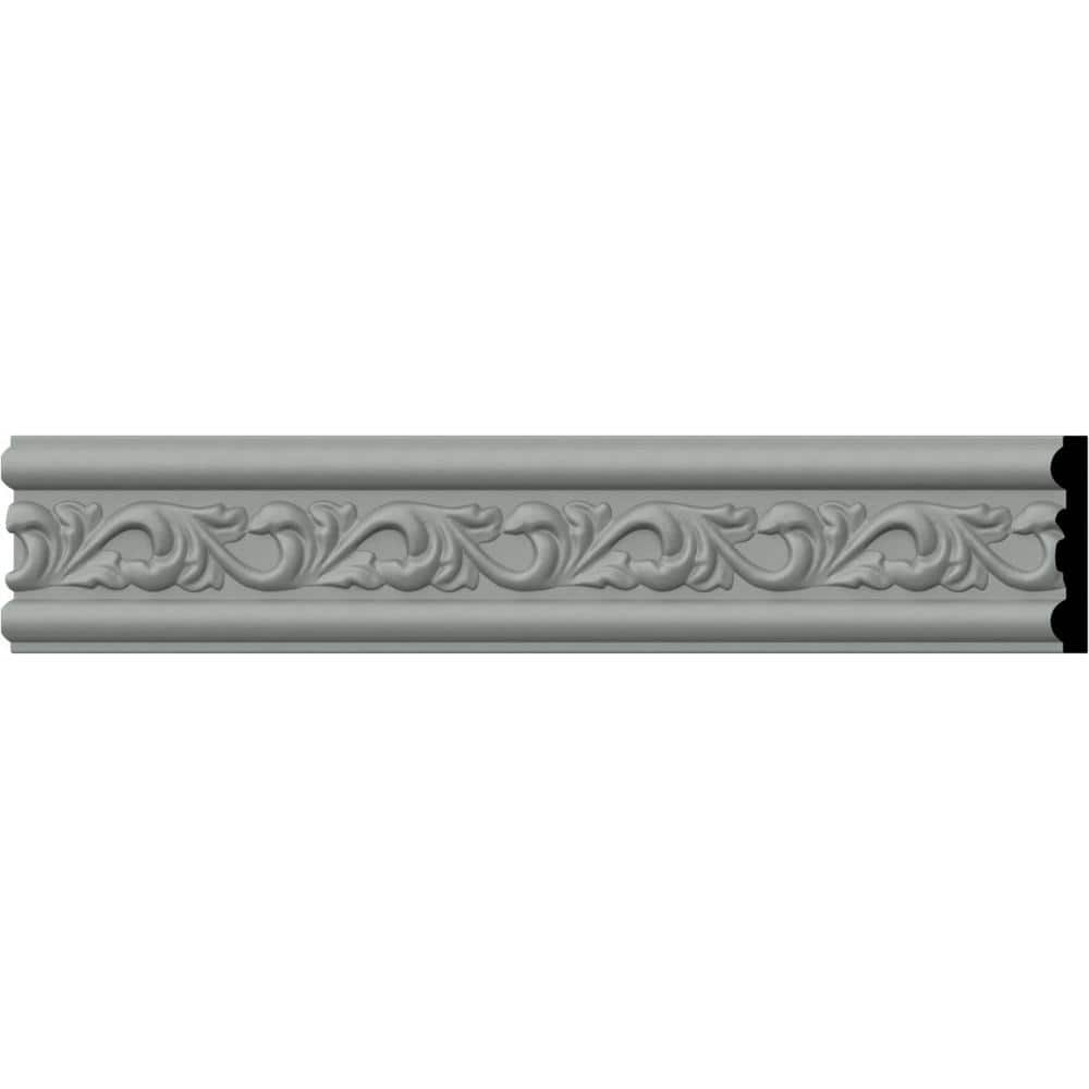 Tristan White Urethane Decorative Chair Rail Moulding
