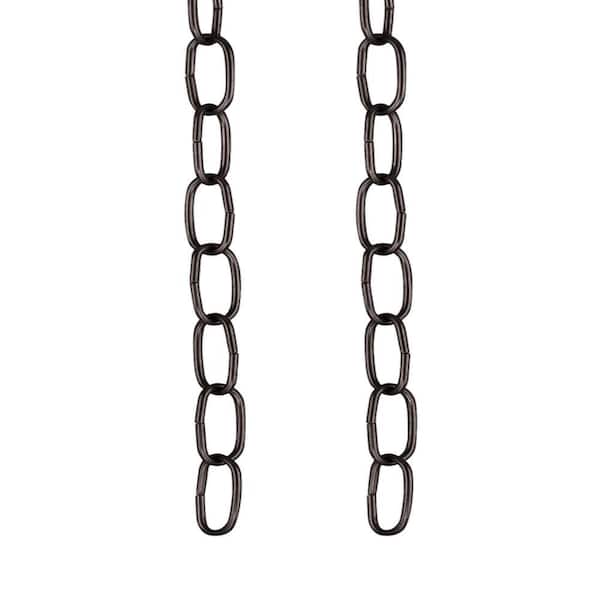 36 in. 11-Gauge Oil Rubbed Bronze Light Fixture Chain (2-Pack)