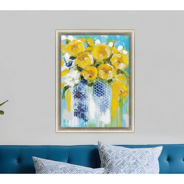 1 Piece Framed Graphic Print Plants and Flowers 44.00 in. x 34.00 in.