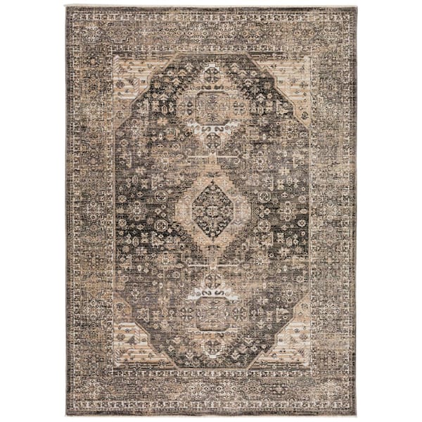 Addison Rugs Odessa Geometric Gray 9 ft. x 12 ft. 6 in. Area Rug