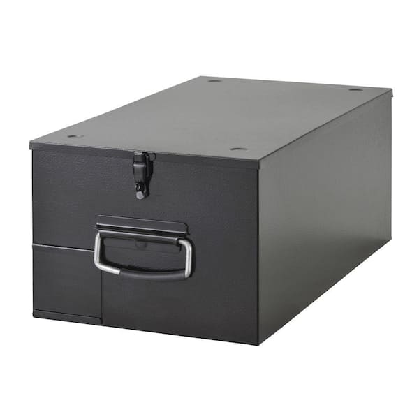 Buddy Products Black Stacking File Vault