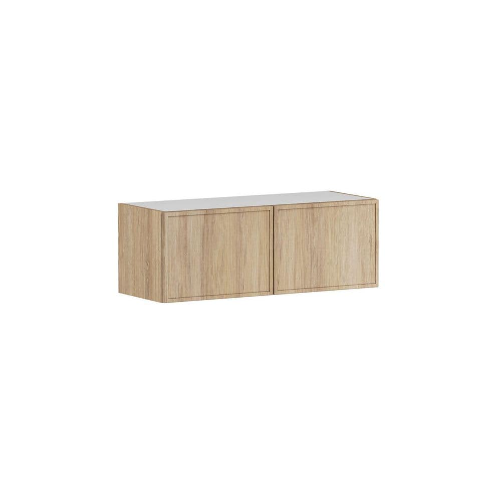 Designer Series Renly 33 in. W x 12 in. D x 12 in. H Assembled Slim Shaker Wall Bridge Kitchen Cabinet in Sandstone price history on PriceWatchPro