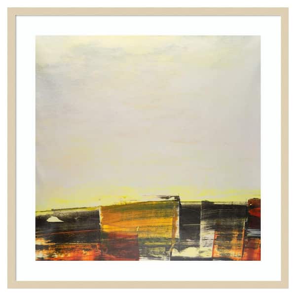 Amanti Art Embellished Boxes II by Sharon Gordon 33 in. W x 33 in. H. Wood Framed Wall Art Print Framed in Brown