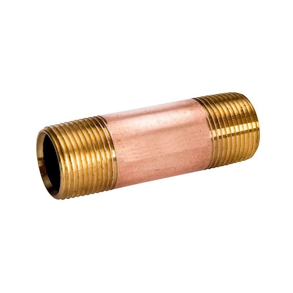 Southland 1/2 in. x 1-1/2 in. Brass Threaded Nipple