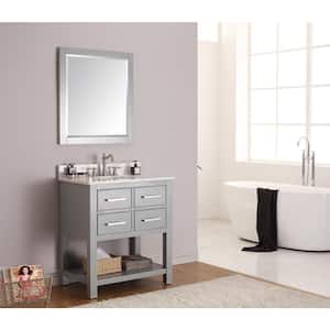 Brooks 30 in. Vanity Cabinet Only in Chilled Gray