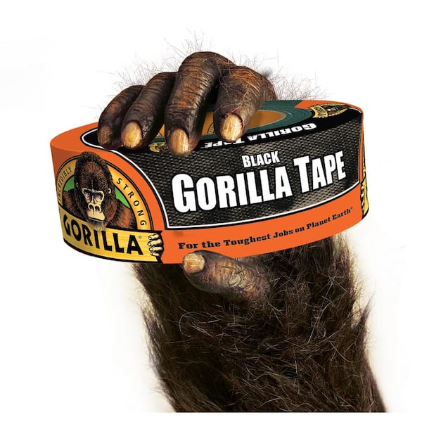 Gorilla 50 yd. Black Duct Tape (6-Pack) 108084 The Home Depot