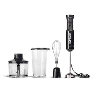2-Speed Black Immersion Blender System with Attachments