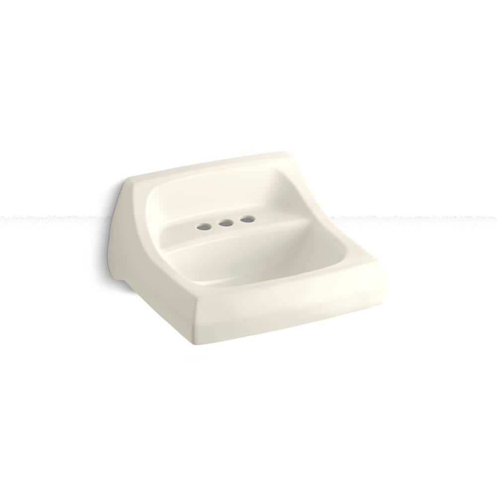 KOHLER Kingston WallMount Vitreous China Vessel Sink in Biscuit K2005