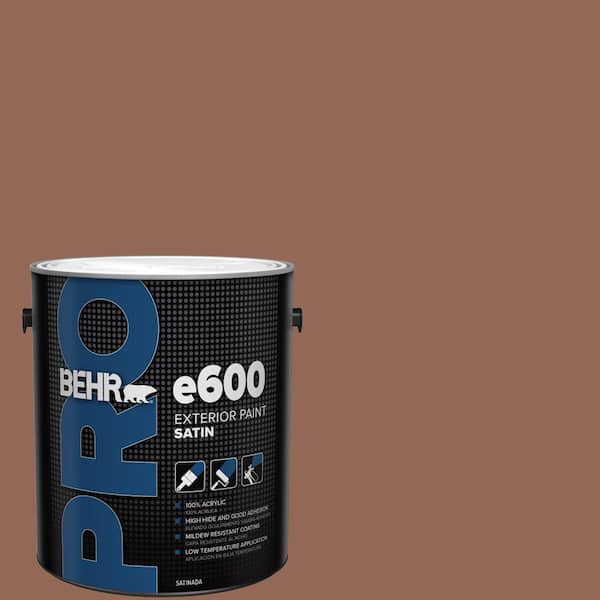 BEHR PRO 1 gal. #S190-6 Rio Rust Satin Exterior Paint