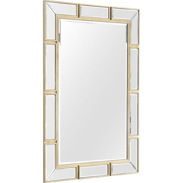 Camden Isle Phoebe 32 in. x 46 in. Modern Rectangle Framed Decorative Mirror