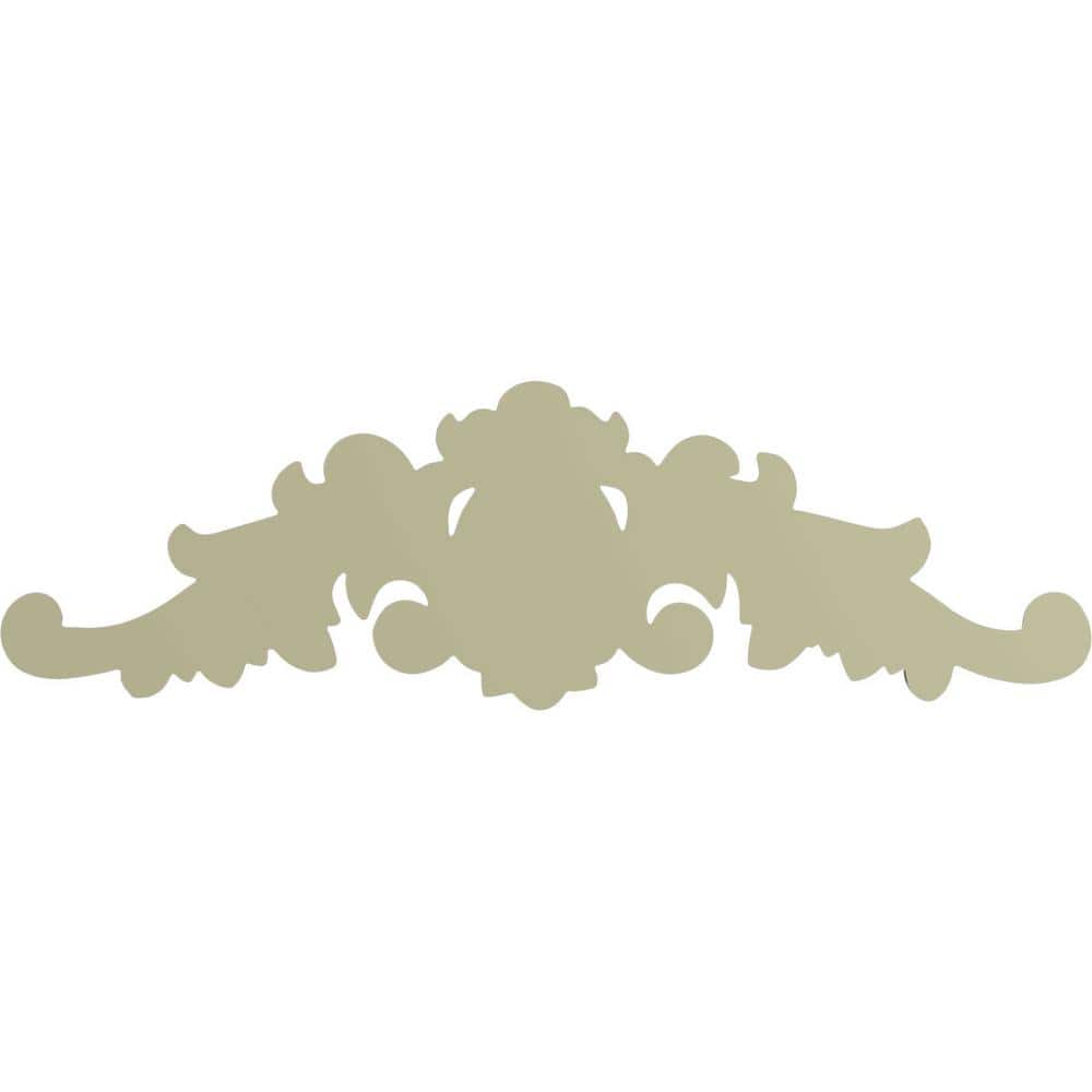 Cole White Primed Urethane Architectural Onlay Scroll
