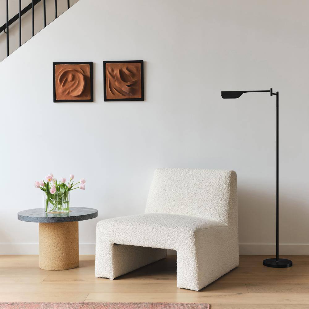 Black Adjustable 3-Way LED Task Floor Lamp