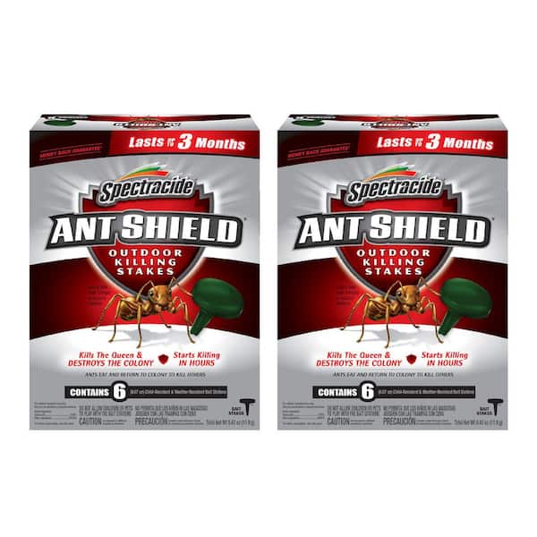 Spectracide Ant Shield Outdoor Killing Stakes 2 Pack Hg 65597mp The Home Depot