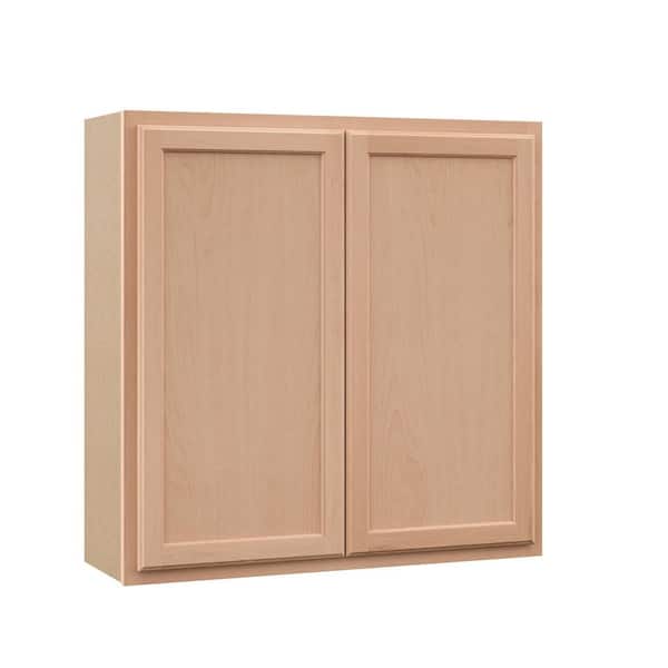 Recessed Panel 36 in. W x 12 in. D x 36 in. H Assembled Wall Kitchen Cabinet in Unfinished