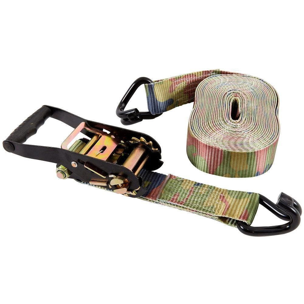 Keeper - Camo Ratchet 27 ft. x 2 in. 3,333 lbs.