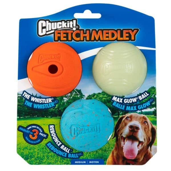 Medium Fetch Medley Dog Ball Set