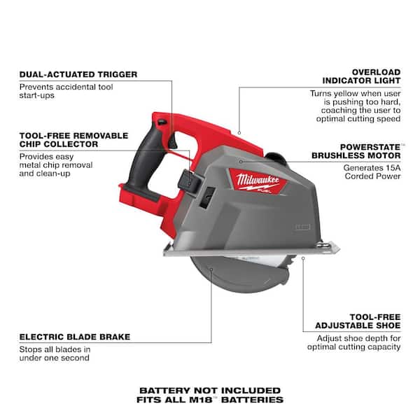 Milwaukee M18 FUEL 18V 8 in. Lithium-Ion Brushless Cordless