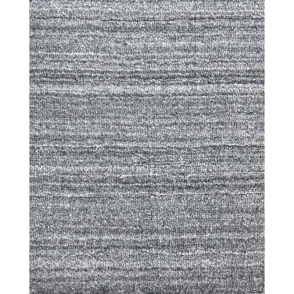 Solo Rugs Austin Indoor-Outdoor Handmade Striped Black 3 ft. x 5 ft. Area Rug