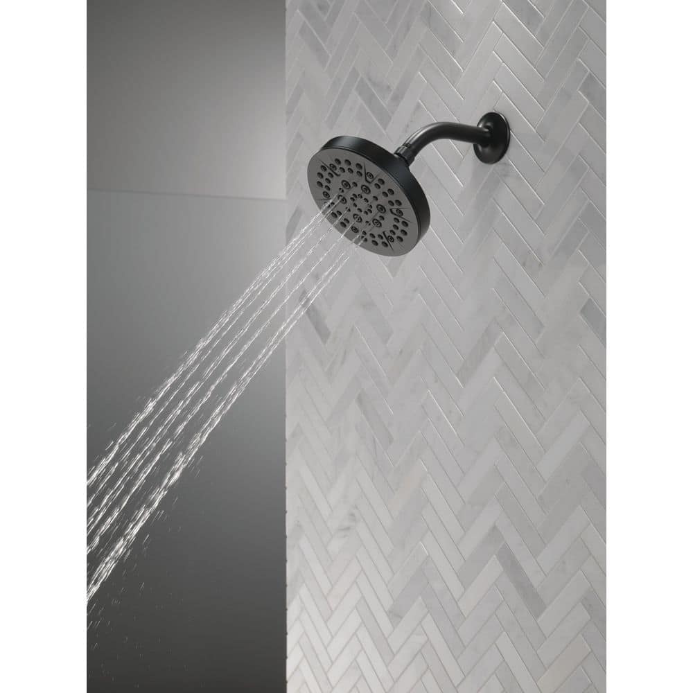 Matte Black Multi-Function Wall Mounted Shower Head