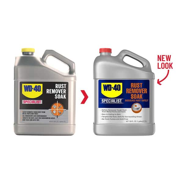 Removing rust from cast iron machine surfaces WD 40, Johnsons