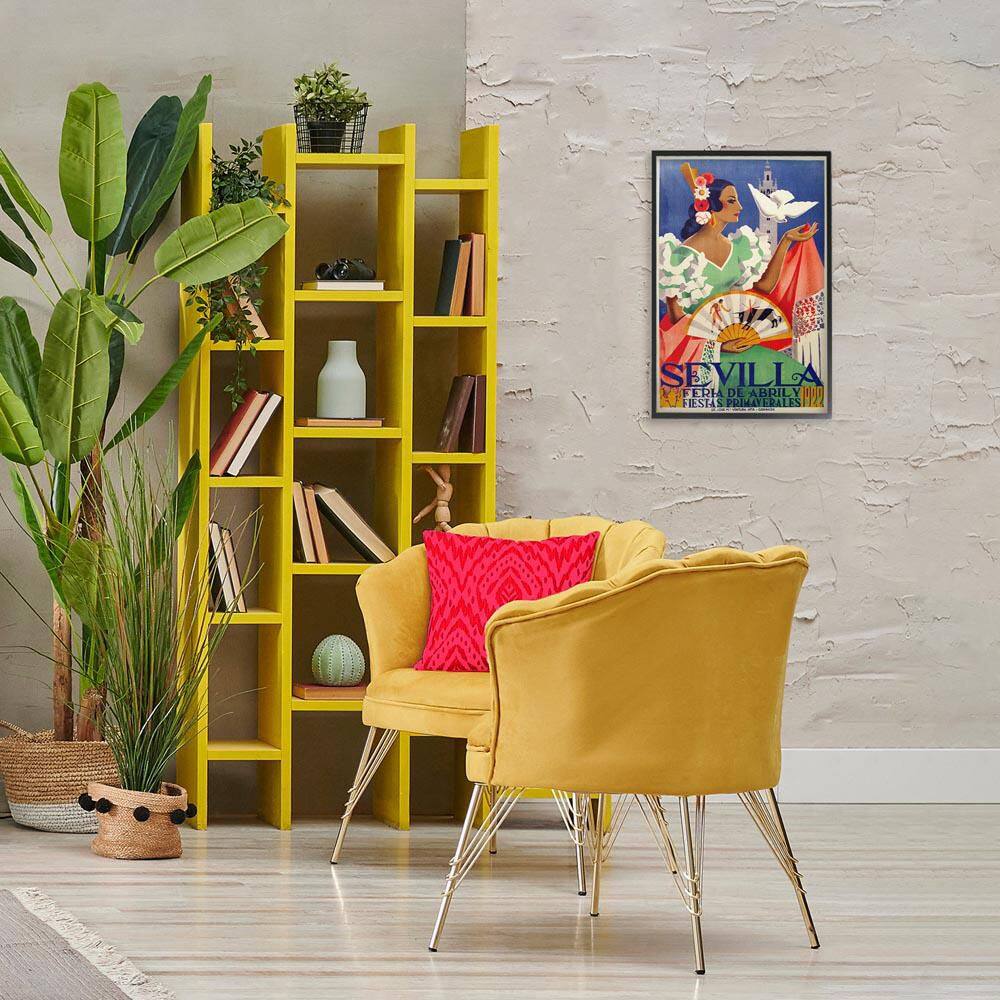 Seville Vintage Culture by Marcus Jules Black Framed People Giclee Art Print 24 in. x 16 in. price history on PriceWatchPro