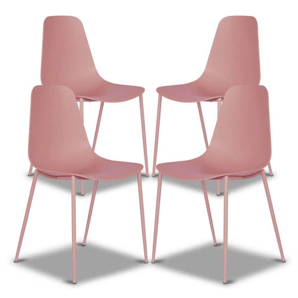Poly and Bark Isla Chair in Blush Pink (Set of 4)