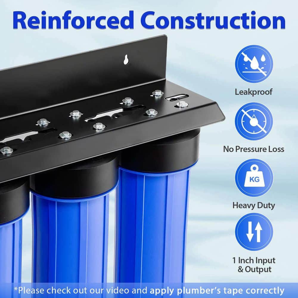 iSpring Blue Whole House 3-Stage Water Filter System