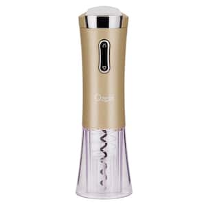 Nouveaux Electric Wine Opener with Removable Free Foil Cutter, in Gold