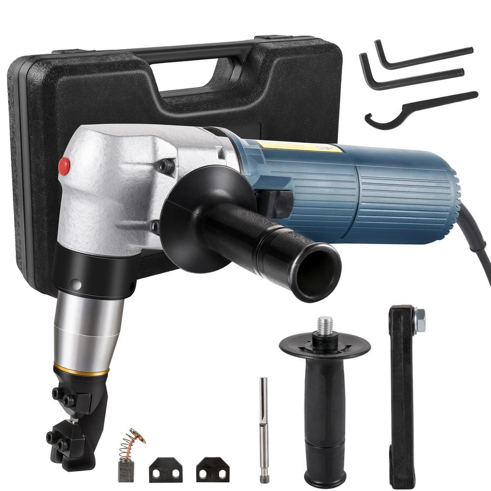 VEVOR Electric Metal Nibbler 625 W Nibbler Metal Cutter 1000 RPM High Speed Rotor 0.16 in. Metal Nibbler 110 V Replaced Blades DCJM4.0MM110VNC3SV1 The Home Depot