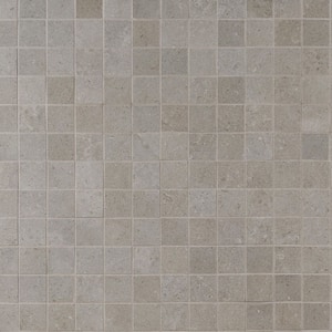 Iris Fumo 11.81 in. x 11.81 in. Matte Porcelain Floor and Wall Mosaic Tile (0.96 sq. ft./Each)