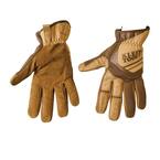 Journeyman Large Brown Leather Utility Gloves