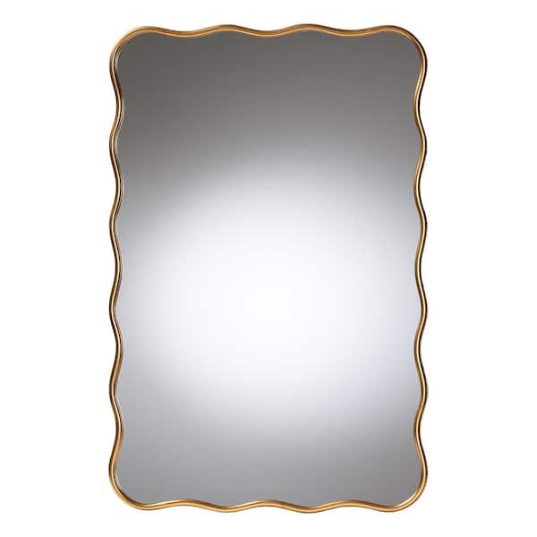 Cassara Antique Goldleaf 24 in. W x 36.8 in. H Mirror