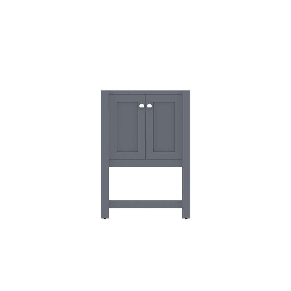 Wilmington 23" Dark Gray Wood Freestanding Bathroom Vanity Base