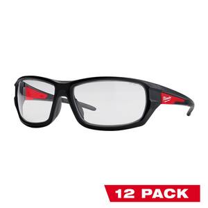 Performance Safety Glasses with Clear Fog-Free Lenses (12-Pack)
