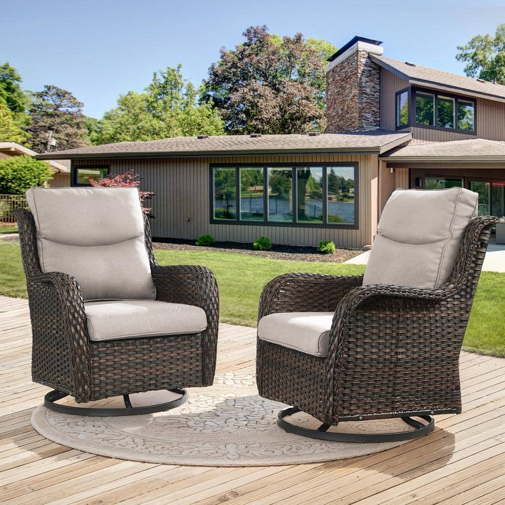 【LOTSYOU】Heart 2way Warmmer Ivory Gymojoy Carolina 2-Person Brown Wicker Outdoor Glider Patio