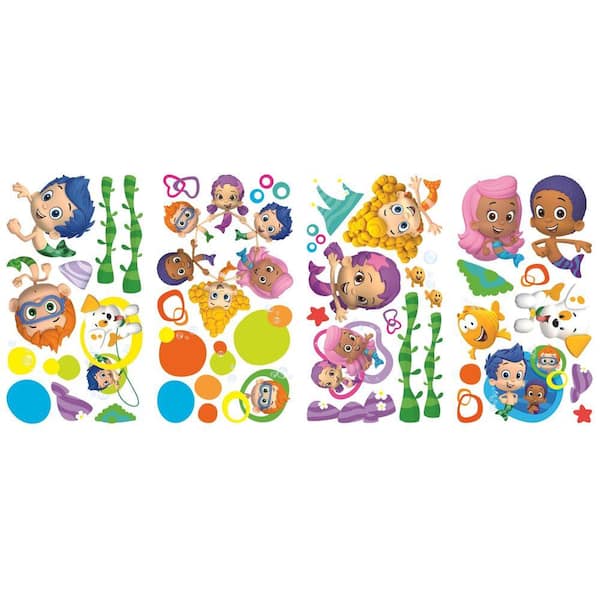 bubble guppies wall decals