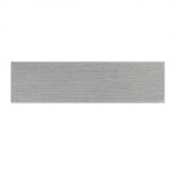 Light Grey 8 in. x 30 in. Polyester Stair Tread Cover (Set of 15)