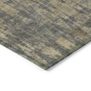 Chantille ACN580 Gray 8 ft. x 10 ft. Machine Washable Indoor/Outdoor Geometric Area Rug
