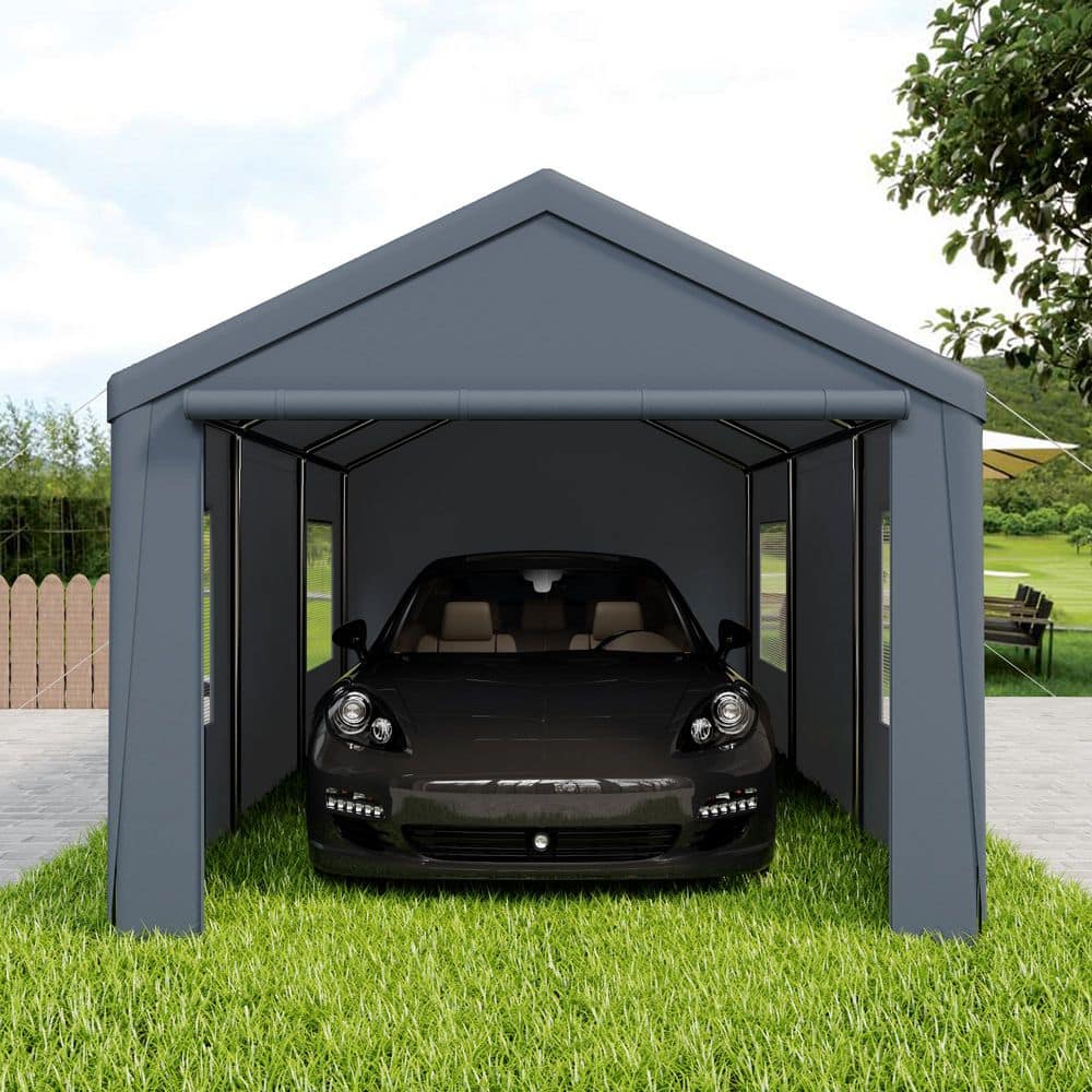 LATTOY 13x20ft Heavy Duty Carport, Portable Garage with Removable