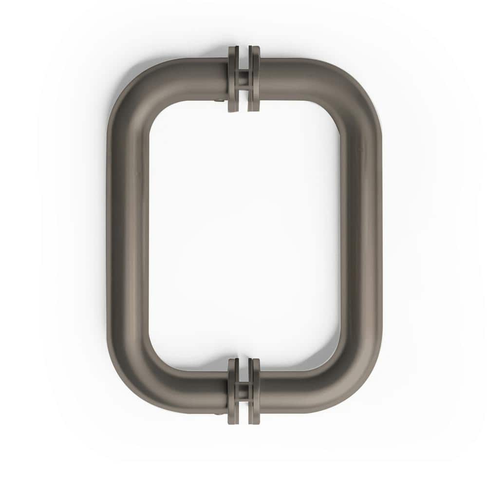 6'' Brushed Nickel Tubular Back-to-Back Pull Handle