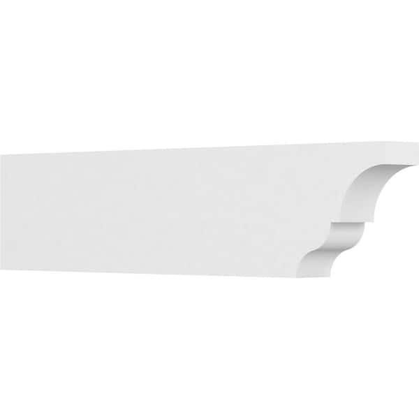 Ekena Millwork 4 in. x 10 in. x 42 in. Asheboro PVC Rafter Tail Brace