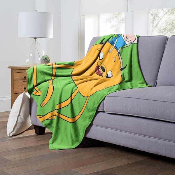 THE NORTHWEST GROUP Adventure Time Taking a Ride Multi Color Silk