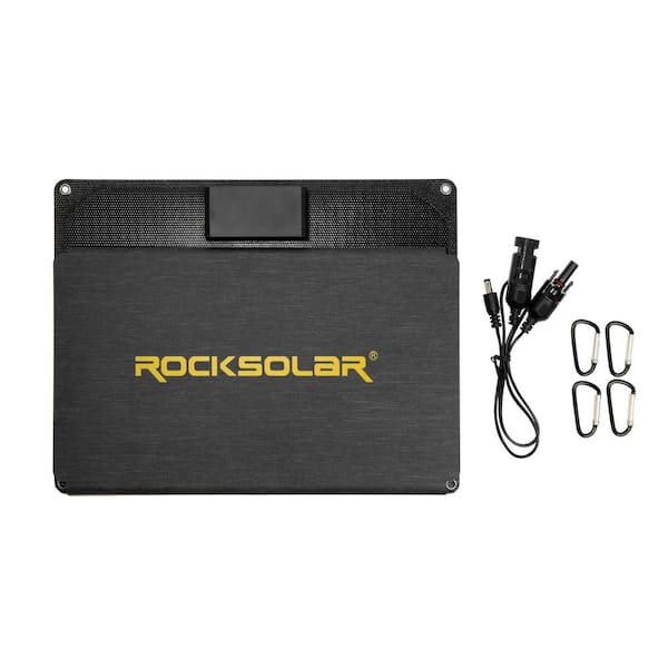30-Watt Solar Power Panel Kit for ROCKSOLAR Portable Power Station